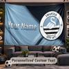 Wall Hanging Tapestry Custom NameSwansea City FC Pattern Personalized Printed Fabric Wall Decor