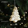 New Golden Sticky Pink Glossy Plastic INS Hanging Charm, Colorful Pink Cartoon Hanging, Christmas Tree Window Hanging Ornament