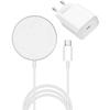Induction Charger + Mains-free Compatible Magsafe for iPhone 17/17 AIR/17 PRO/17 PRO MAX/17e/16e - Phonillico®
