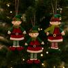 Boy Girl Hanging Bell Elf Cute Christmas Tree Pendant Elf Plush Doll  Christmas Party