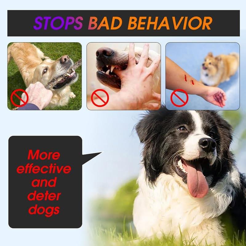Ultrasonic Anti Barking Device Handheld Bark Control Training Tool with LED Light Dog Barking Deterrent Device for Small Medium Dogs