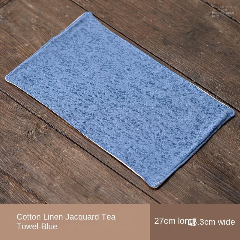 

Kung Fu Tea Towel High-Grade Tea Cloth Absorbent Thickened Towel Tea Table Zen Rag Pad Accessories Napkins