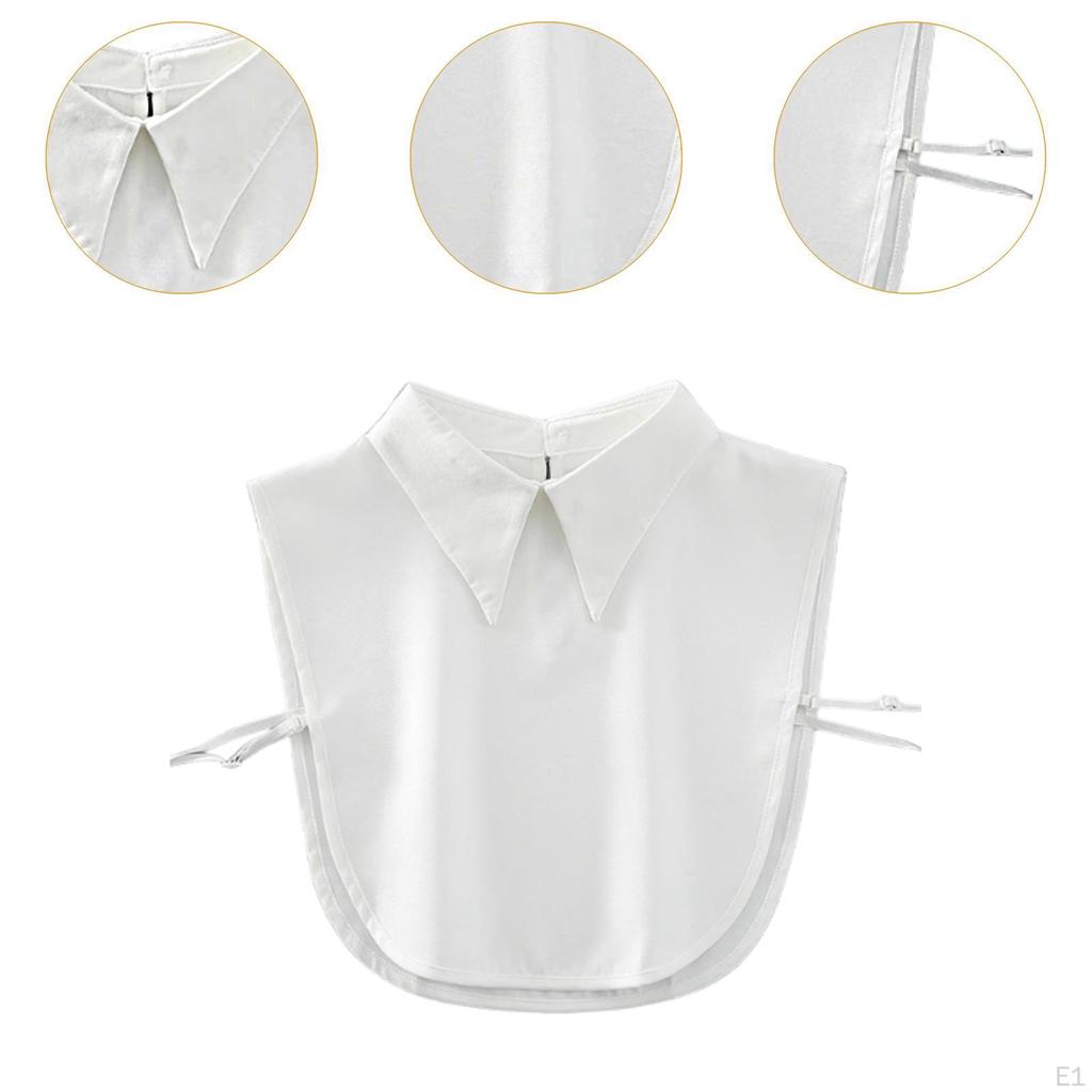 Cuellos Falsos Decorativos Camisas Medias para Atuendos Suéter