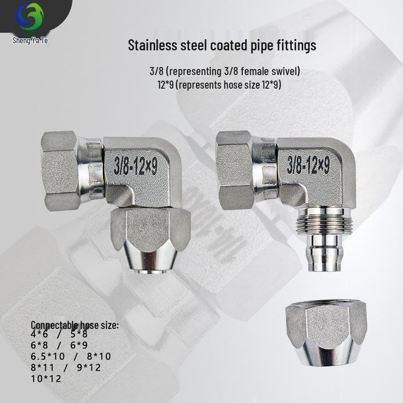 304 Stainless Steel Universal Quick-Connect Pipe Fittings for Spray Gun Equipment