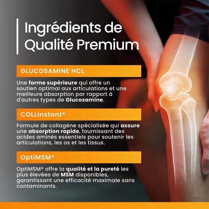 Glucosamine Chondroitin Msm - Collagen, Hyaluronic Acid, Zinc, Selenium, Boswellia - Supplement for Joints