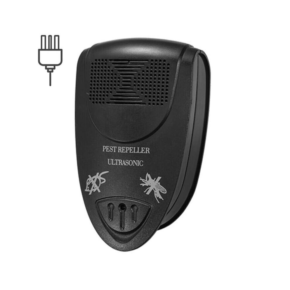 (Black, UK Plug) Electronic Ultrasonic Cockroach Mosquito Mouse Rat Rodent Mice Bug Pest Repeller