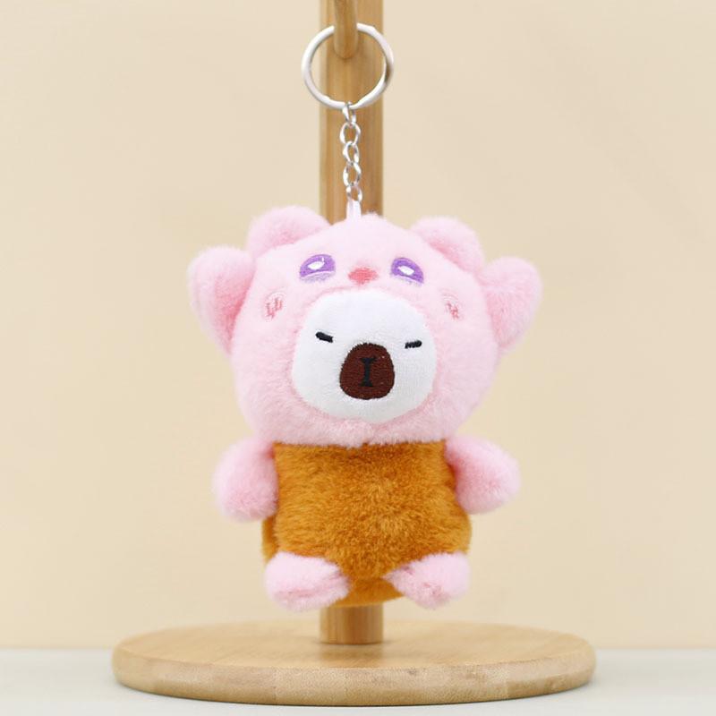 

Cute Frog Plush Keychain 12cm Short Plush Pp Cotton Stuffed Cartoon Accessory Bear