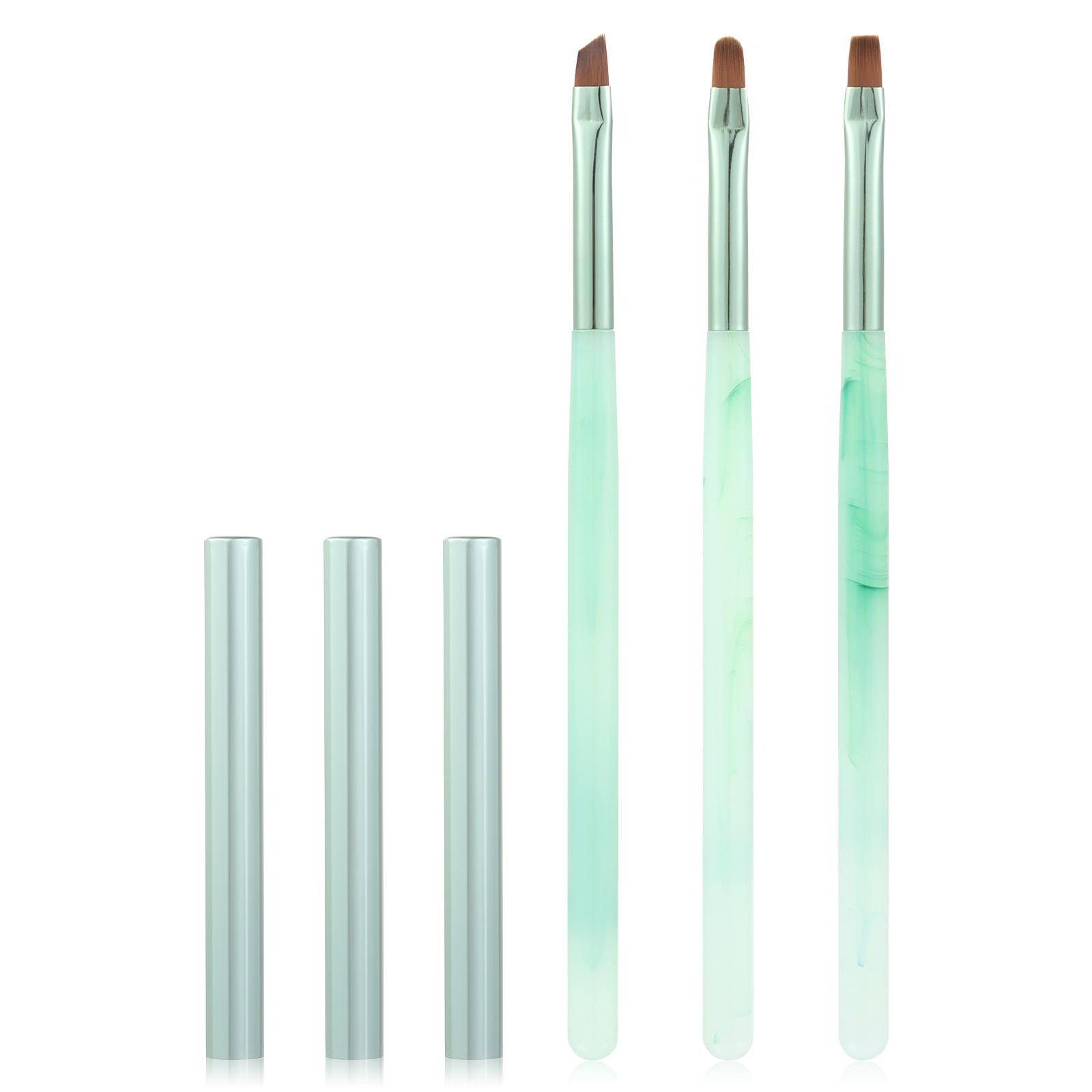 

3 шт., зеленые для очистки гель-лака, металлические маникюрные инструменты, сделай сам