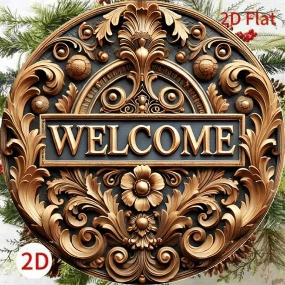 Vintage Metal Tin Sign Wall Art Decor for Home Bar Kitchen Garden