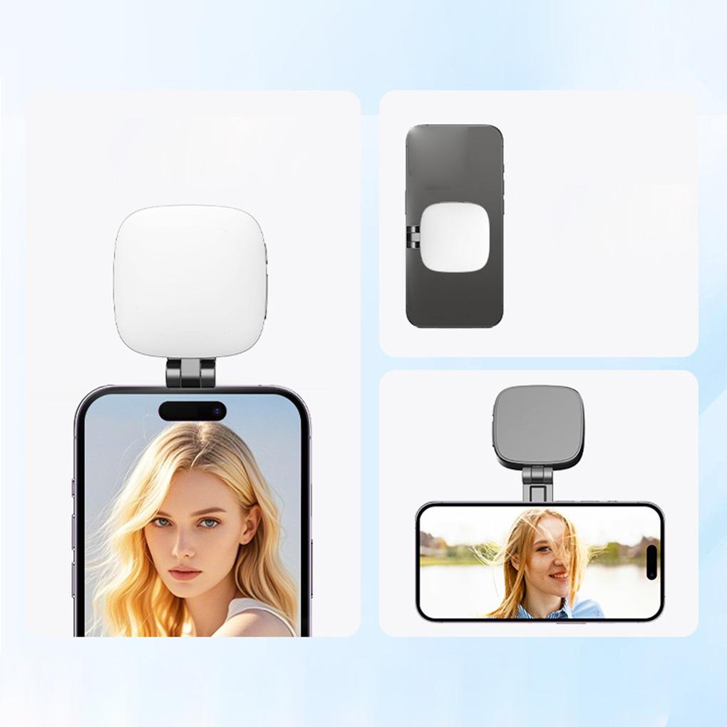 Selfie Fill Light With Magnetic,Attachment For Mobile Phone,Beauty Camera Enhancer,Fill Ring Light with Mirror for Photography