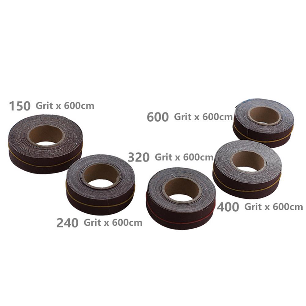 Sandpaper Sand Cloth Soft Tape Abrasive Paper 6 Meters