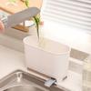 Kitchen Waste Bin Drainable Trash Can Countertop Sink Garbage Cans Home Kitchen Dry Wet Separation Rubbish Bin