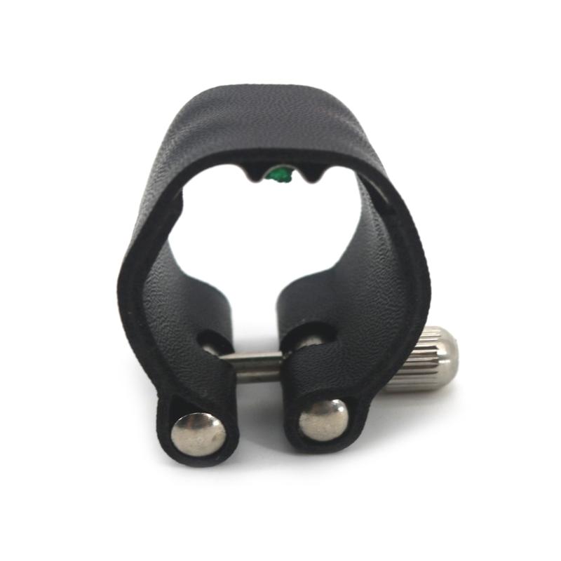Professionelle PU-Leder Altsaxophon Mundstück Ligatur Clip Befestigung Langlebig