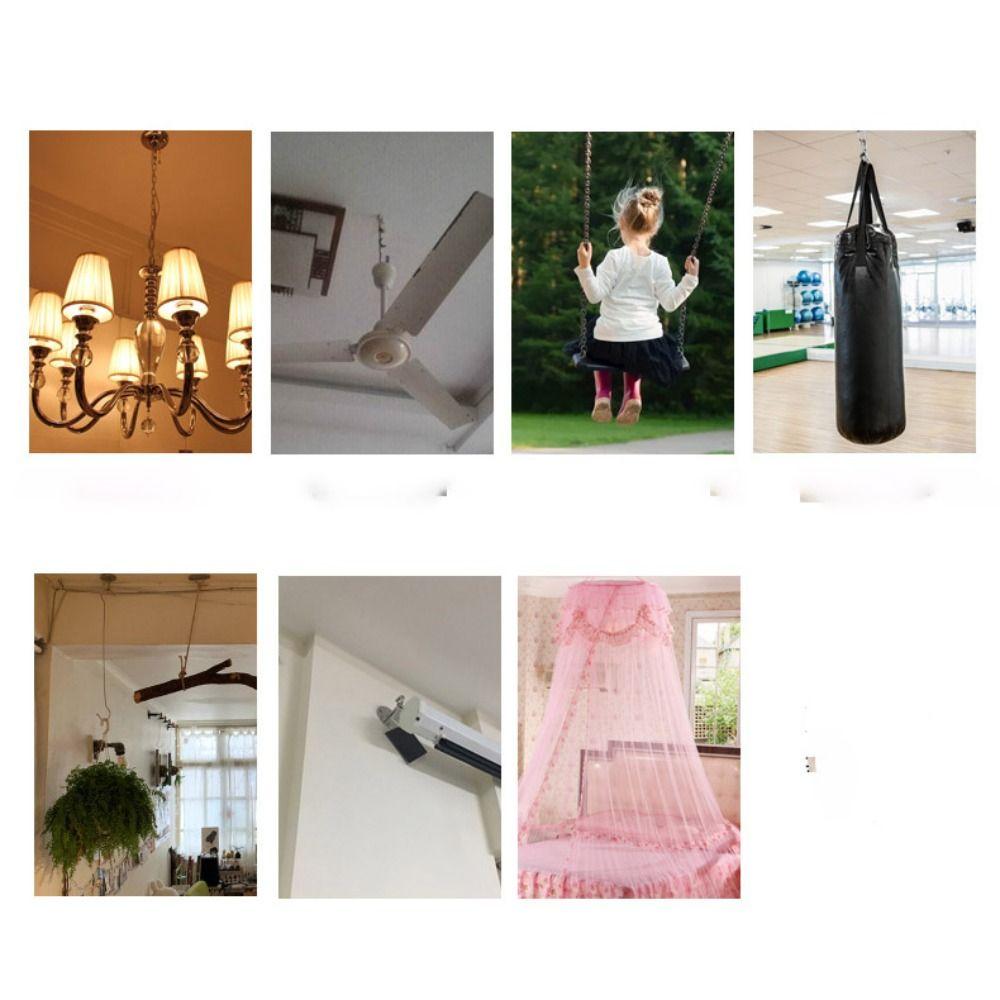 Strapazierfähige Öse Wandhaken U/J-förmige Platte Decks Deckenmontage Aufhänger Edelstahl Festtürschnalle für Ventilatorlampe