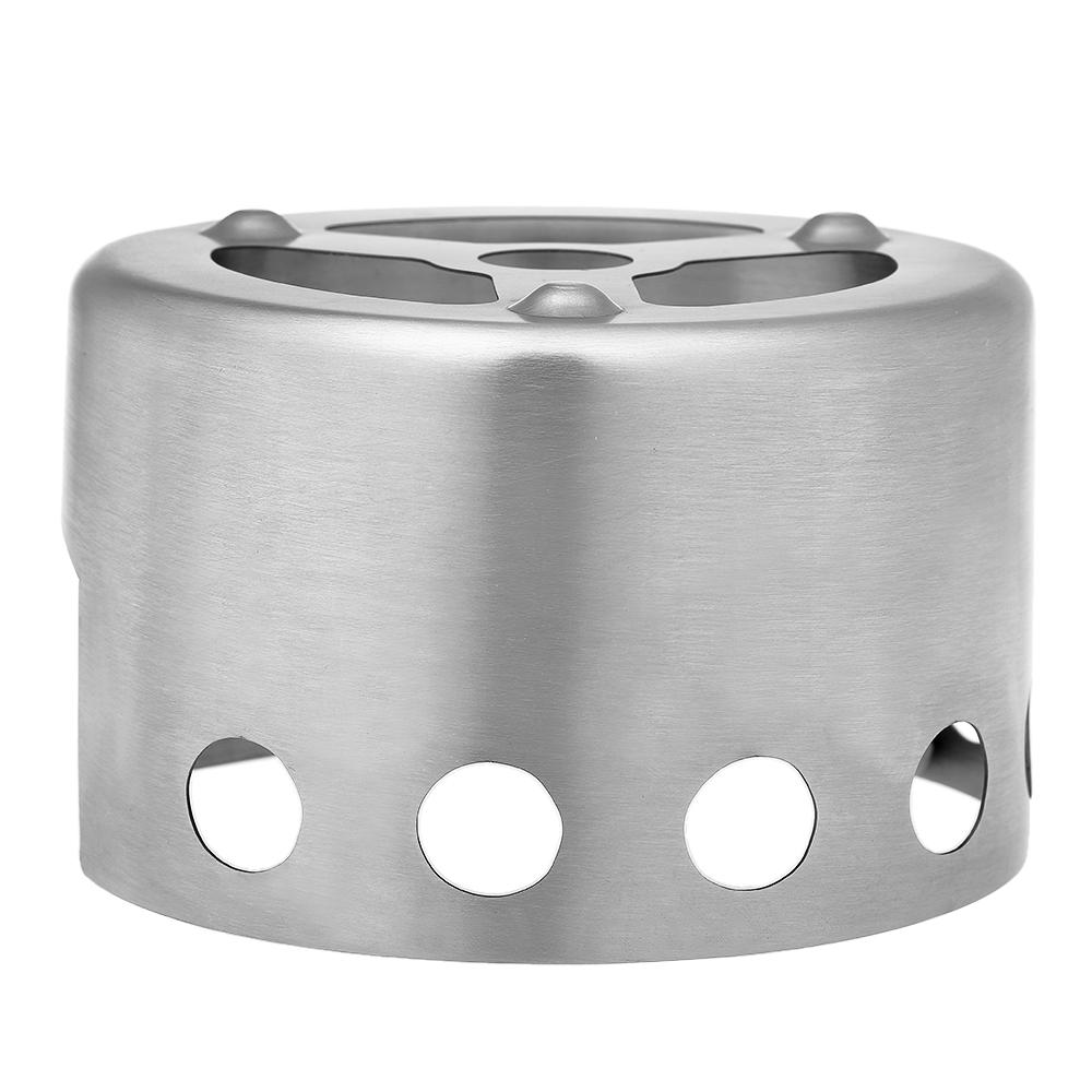 Portable Outdoor Mini Alcohol Stove Rack Windscreen Camping Hiking Backpacking