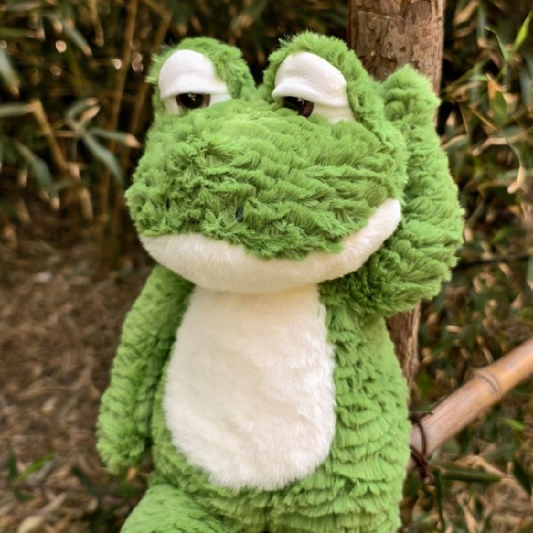 Lovely Frogs Plush Doll Stuffed Animal Soothing Doll Plush Pillow For Adult Relaxation Nursery Decors And Daily Comfort