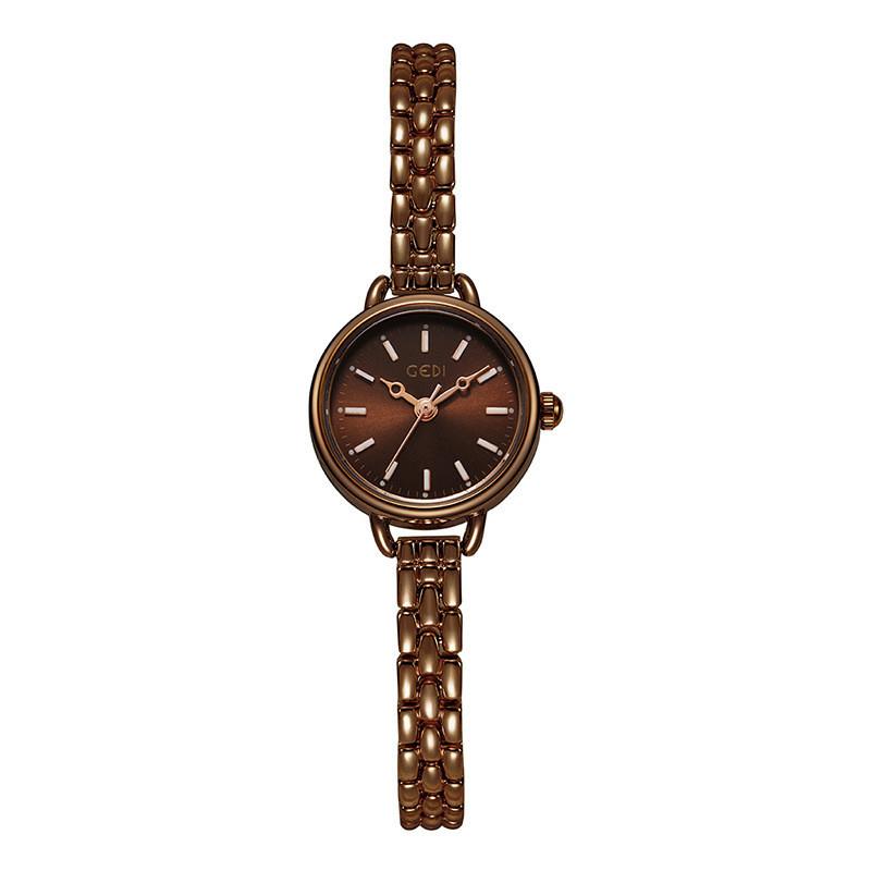 Gadi Womens Minimalist Korean Style Alloy Waterproof Quartz Watch With Elegant Strap For Casual Wear