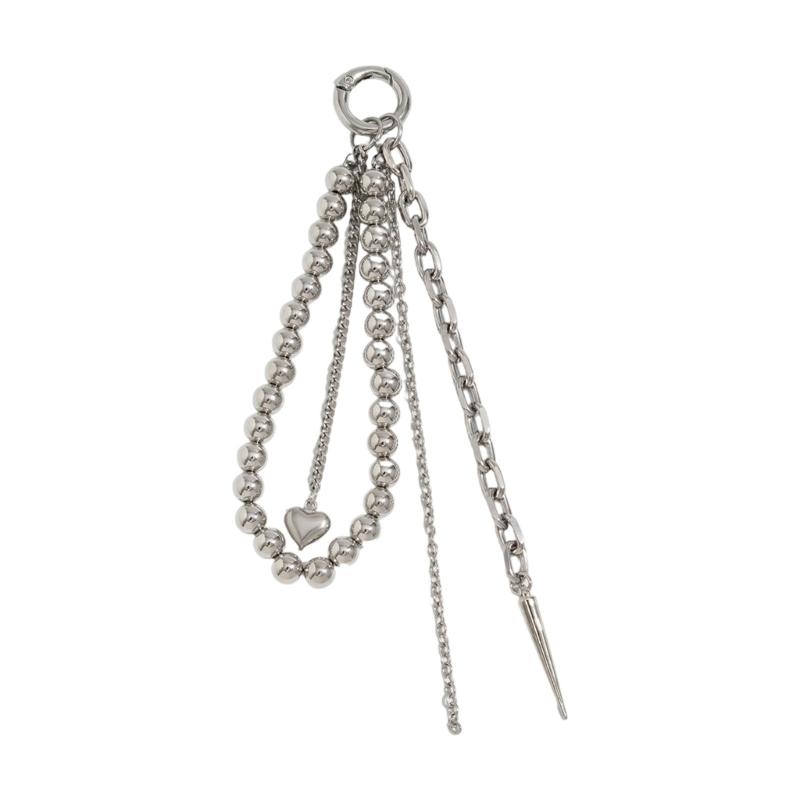 

Heart Pearls Bag Charm Pendant Aesthetic Purse Charms Aesthetic keychains Keyring for Women Backpack Purse Handbag Decors