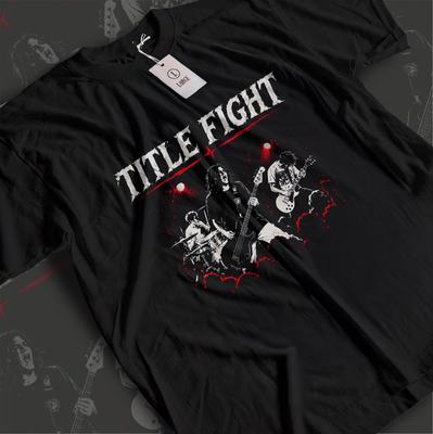 Title Fight Band Shirt, Live Concert Hardcore Graphic Tee, 90s Emo Punk Rock Merch, Vintage Grunge Streetwear Top, Gildan 5000 Unisex