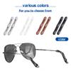 Eyeglass Ear Cushions - Soft Silicone Glasses Ear Grip Temple Tips Eyeglass Pads Anti Slip Eyeglasses Ear Hook Comfort Sport
