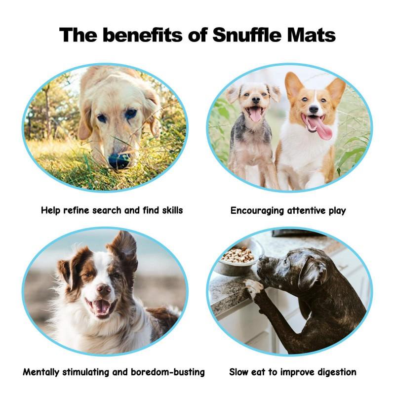 Large Snuffle Mat Dogs 100x60cm Pet Foraging Toy Training Pad Machine Washable Non-Slip Durable Fleece