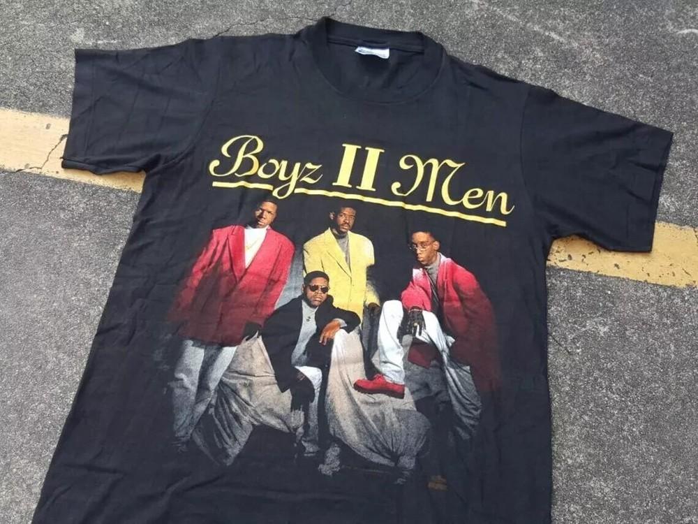 

Vintage 1991 Boyz II Men Please Don t Go Black All Size Unisex Shirt Unisex T-Shirt XXXXL