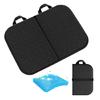 Ergonomic Folding Sitting Mats Honeycomb Gel Polyester Texture Collapsing Seat Pad for Outdoor Activity Daily Comfort