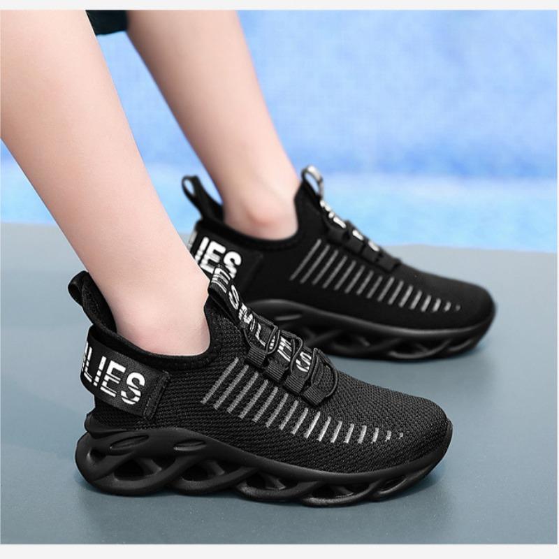 Zapatos Deportivos Casuales de Malla Transpirable para Niños, Resistentes al Desgaste, Corte Medio, Zapatos de Senderismo, Exterior, Zapatos Cómodos