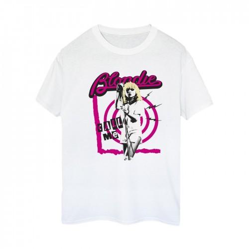 Blondie Womens/Ladies Call Me Cotton Boyfriend T-Shirt