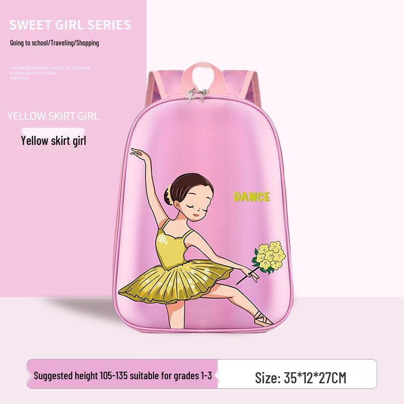 Girls' Princess Dress Style Backpack for Ages 3-6 Kindergarten - Fresh & Cute Design