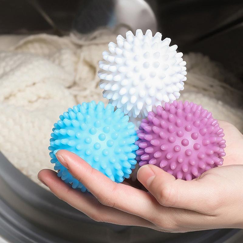 5Pcs Anti Winding Laundry Ball Circular Pure White Magic Cleaning Drum Washing Machine For Dirt Removal And Knotting