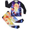 Kids Boys Anime Cartoon Demon Slayer Print Long Sleeves T-Shirt Top Pants Trousers Clothes Set