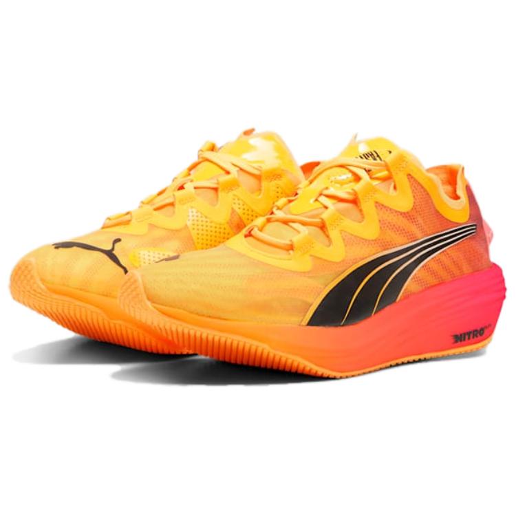 Puma Fast-Fwd Nitro Comfortable Versatile Non-Slip Durable Low-Top Casual Running Shoes Women Sneaker Orange 310624-01