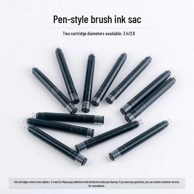 Ergonomic Calligraphy Fountain Pen with Replaceable 2.6/3.4mm Blue-Black Ink Cartridge