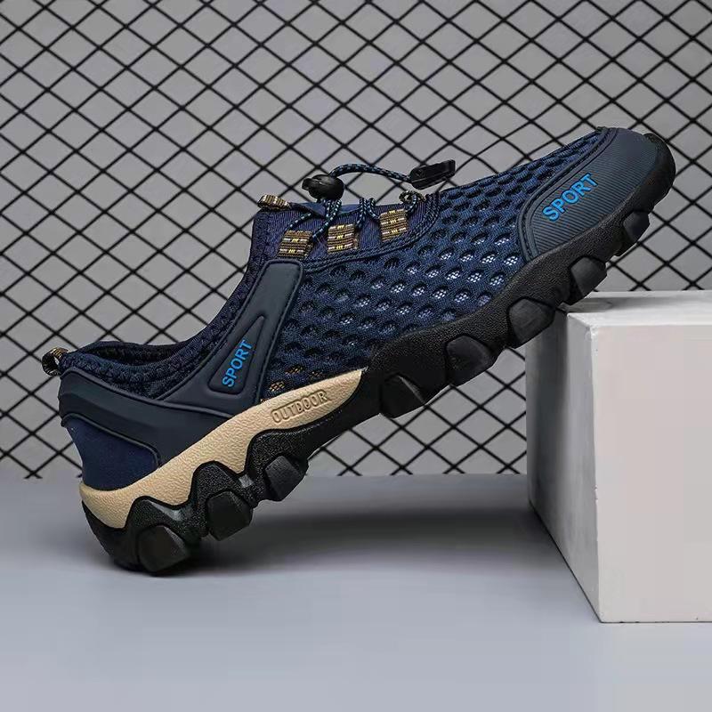 Wading shoes summer new men's breathable and comfortable outdoor mesh shoes casual sports shoes men's shoes