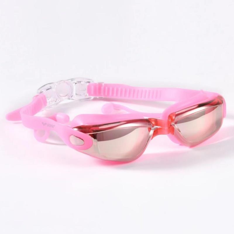 Professionelle Anti-Beschlag-Schwimmbrille für Erwachsene mit Ohrstöpseln Herren Damen Schwimmen Auslaufsicher Verstellbar UV-Schutz Brille