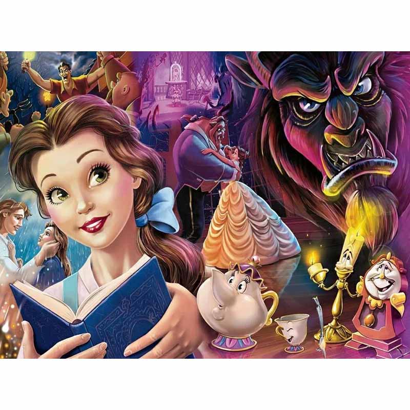 Malowanie po numerach diamentami Urocze Postacie z Kreskówek Mozaika Kreskówka Pełne Okrągłe Wiertła Haft Kwiaty Morskie Wystrój Domu