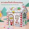3D Christmas House DIY Coloring Model Toy for Kids
