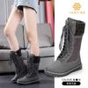 BUFFIE Winter 2025 Fleece Warm Low Heel Snow Boots Women's Comfortable Versatile Warm and Cold-proof