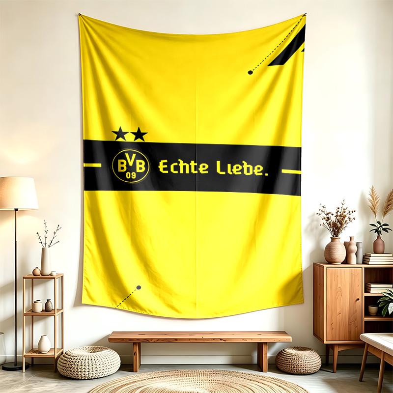 Borussia Dortmund (14) Tapestry Suitable For Decorating Homes Dorms And Bedrooms Soft To The Touch And A Perfect Gift For Friends And Family