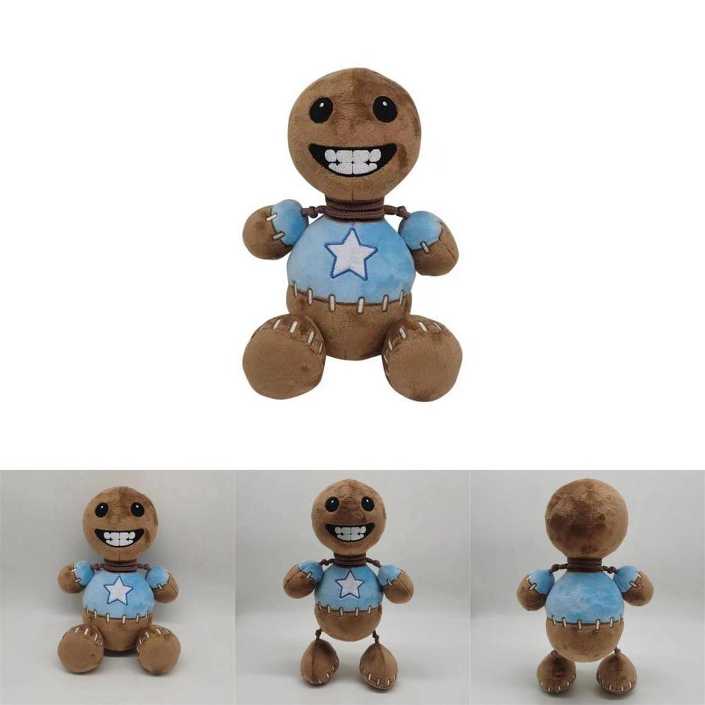 Kick The Buddy Plush Toy Crystal Soft Fur, Brown, 30cm Height, Pp Cotton Filling