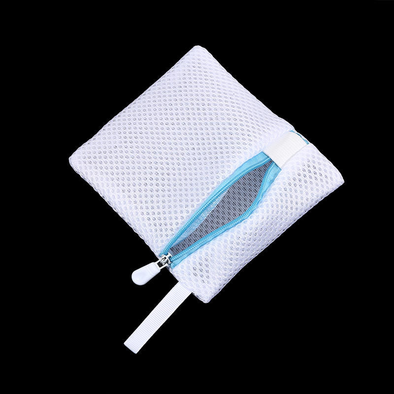 1PC Portable Zipper Laundry Bags for Delicates Breathable Anti Sticking Mesh Washing Pouch for Laundry Machine Underwear Socks Clothing Protection