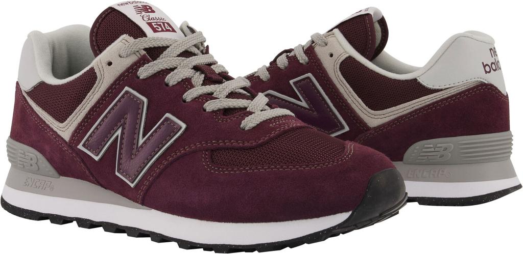 Sneakers New Balance 574 (ML574EVM) burgunderrot/weiß