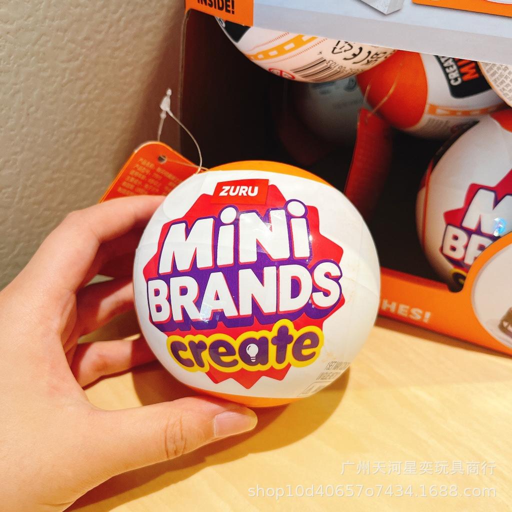 Zuru Mini Brands Create Masterchef Miniature Surprise Blind Ball 11 Iconic Cooking Themed Collectible Minis Toy Gifts