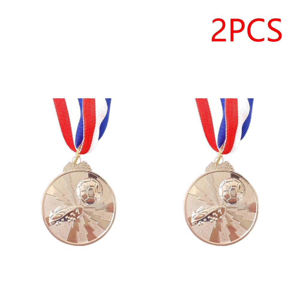 1-3pcs Zinc Alloy Round Winner Medals 2" Gold Silver Bronze Award Medal with Neck Ribbon 1st 2nd 3rd Prizes Winner Prize Present