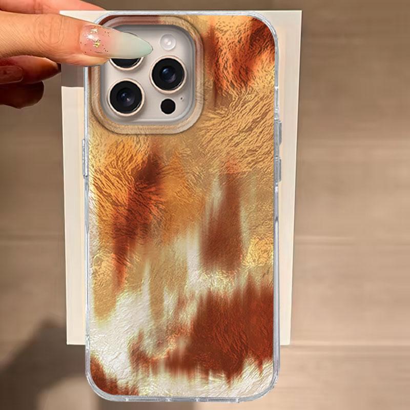 

Чехол для iPhone 16 15 13 Plus Pro Max 7 14 Pro Max 5G Чехол для телефона Улучшенная Ретро Текстура Градиент Мода Для iPhone 16e TPU Чехол iPhone 14 Plus белый