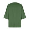 Women's Casual Loose-Fit Linen 3/4 Sleeve Top