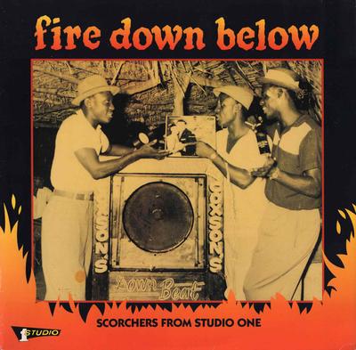 Платівка LP VARIOUS - Fire Down Below: Scorchers From Stu HB81 Heartbeat Recor 1990 US Реггі, Ска та Даб Вживаний