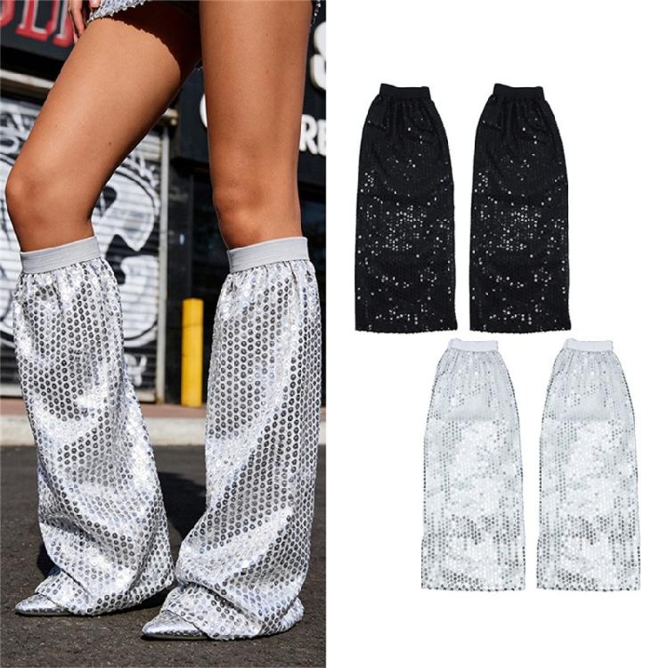 Disco Themed Performances Props Set Fashionable Leg Sleeves Costume Accessory For Dance Shows And Special Occasion