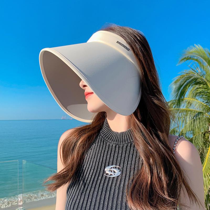 Summer Sun Hat With Upf50 Uv Protection Casual Large Brim For Women Outdoor Use